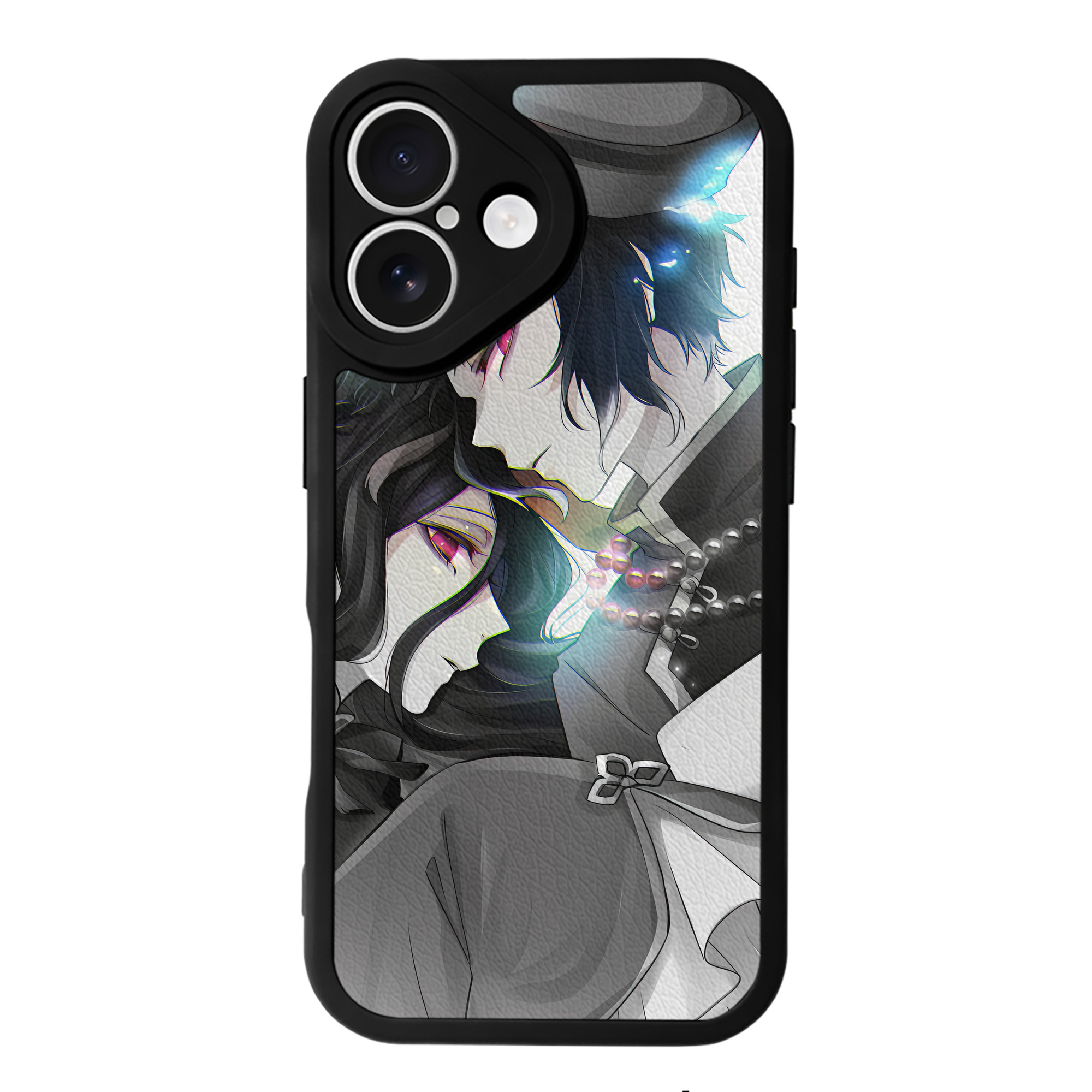 （画像用） 文豪ストレイドッグス Bungo Stray Dogs 【iPhone 16シリーズ対応】シリコンスマホケース（レザー調） 材質：シリコン